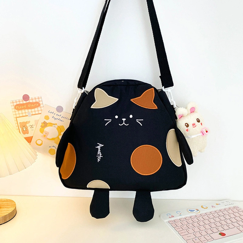 Cartoon Shoulder Bag Soft Cat Crossbody Bag Gifts for Women Girl