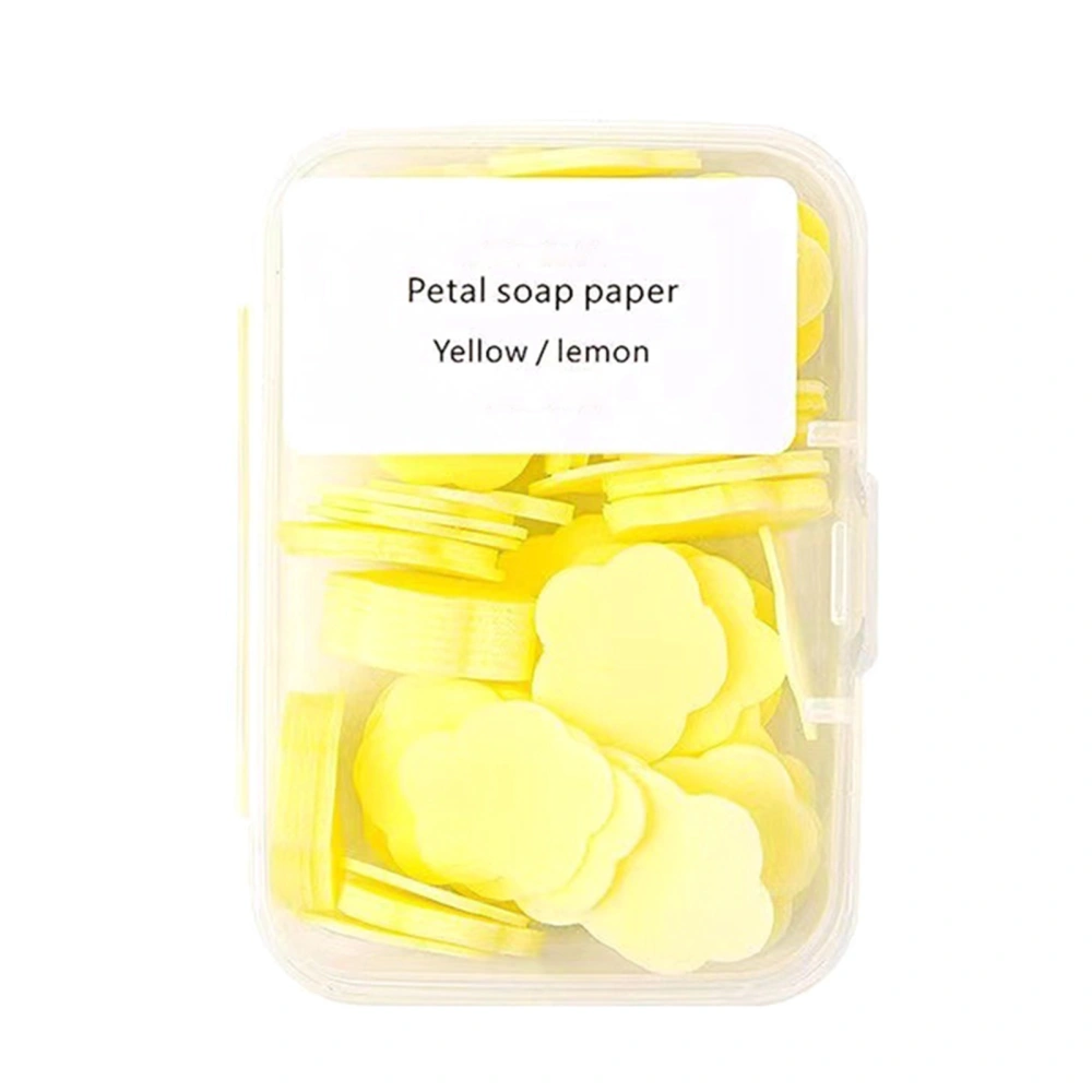 Disposable Petal Hand Bath Soap Dissolvable Hand Wash Sheets 