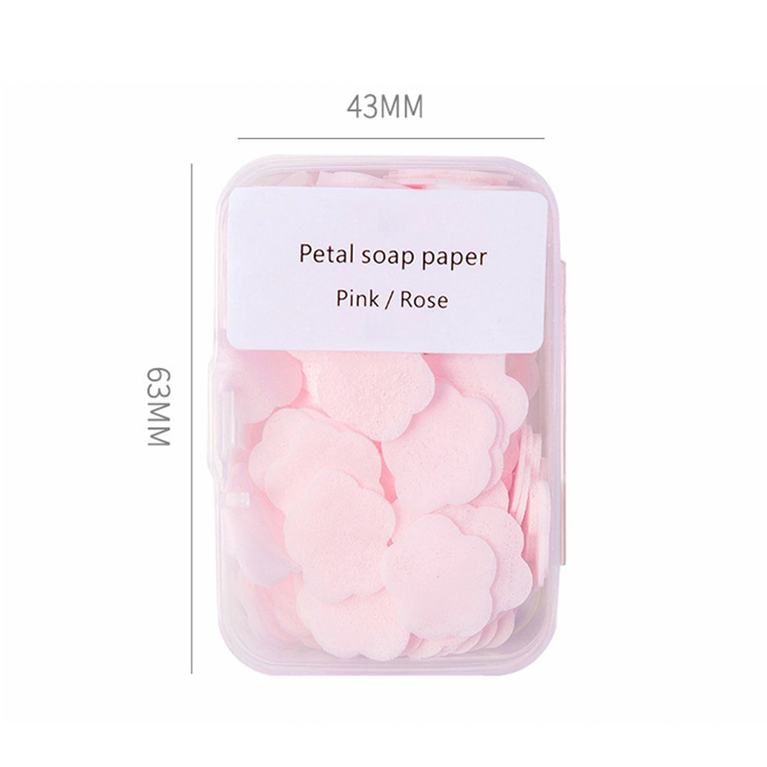Disposable Petal Hand Bath Soap Dissolvable Hand Wash Sheets 