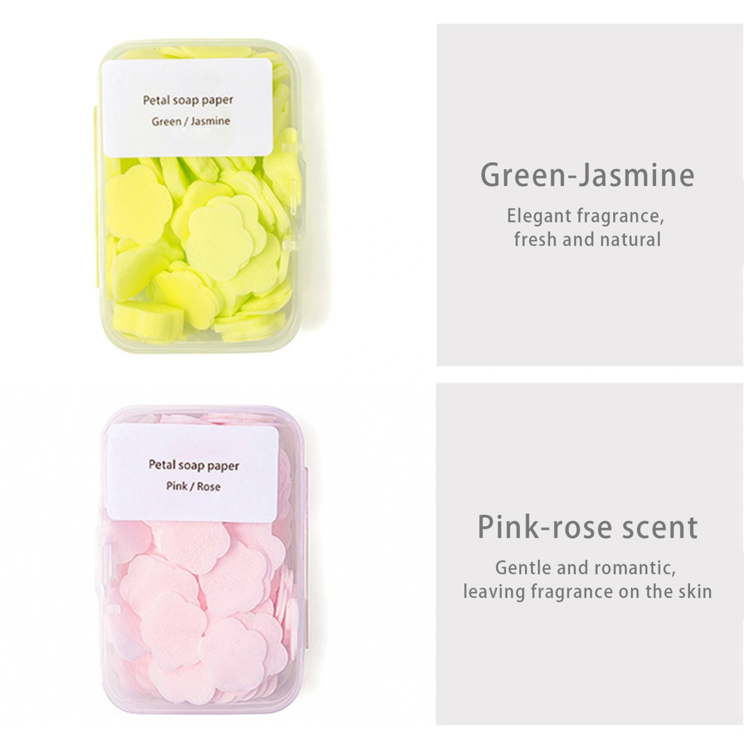 Disposable Petal Hand Bath Soap Dissolvable Hand Wash Sheets 