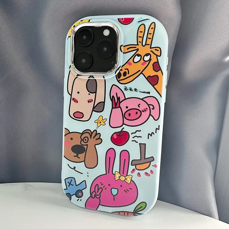 Mobile Phone Case Cartoon Phone Cover for iPhone 11/12/13/14/15 Pro