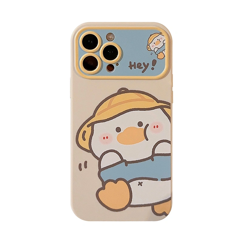 Cute Phone Case, Cartoon Duck Protective Phone Cover for iPhone