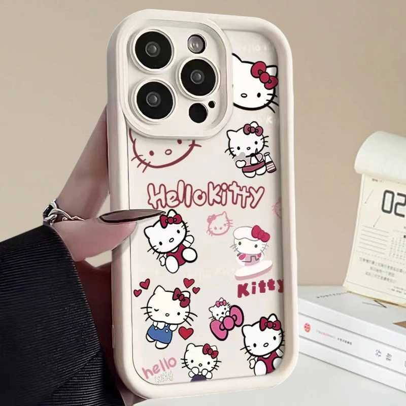 Mobile Phone Case Cat Phone Cover for iPhone 12/13/14/15 Pro Max
