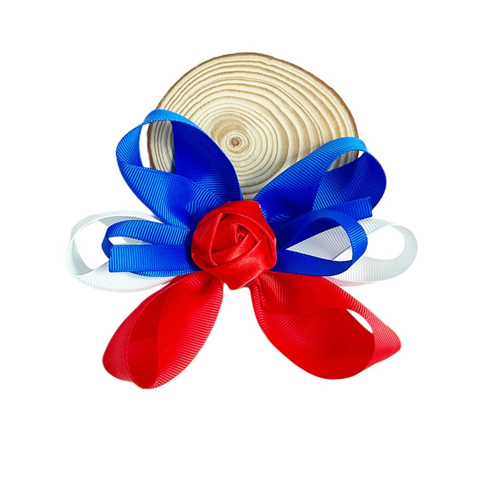 4th of July Hair Clip, Cute Bow Styling Accessories Gift for Girls