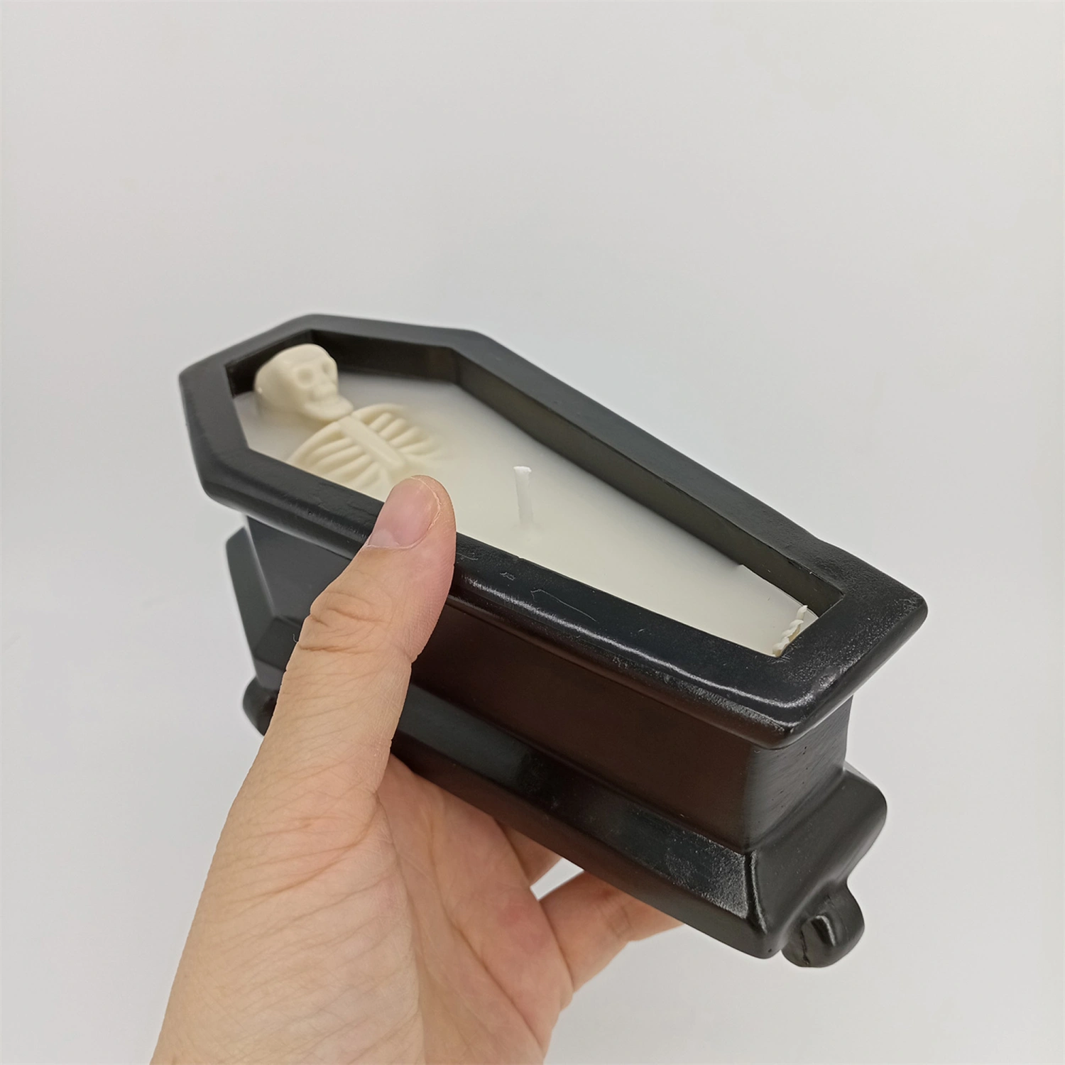 Halloween Candles Spooky Coffin Skeleton Candles Table Decorations