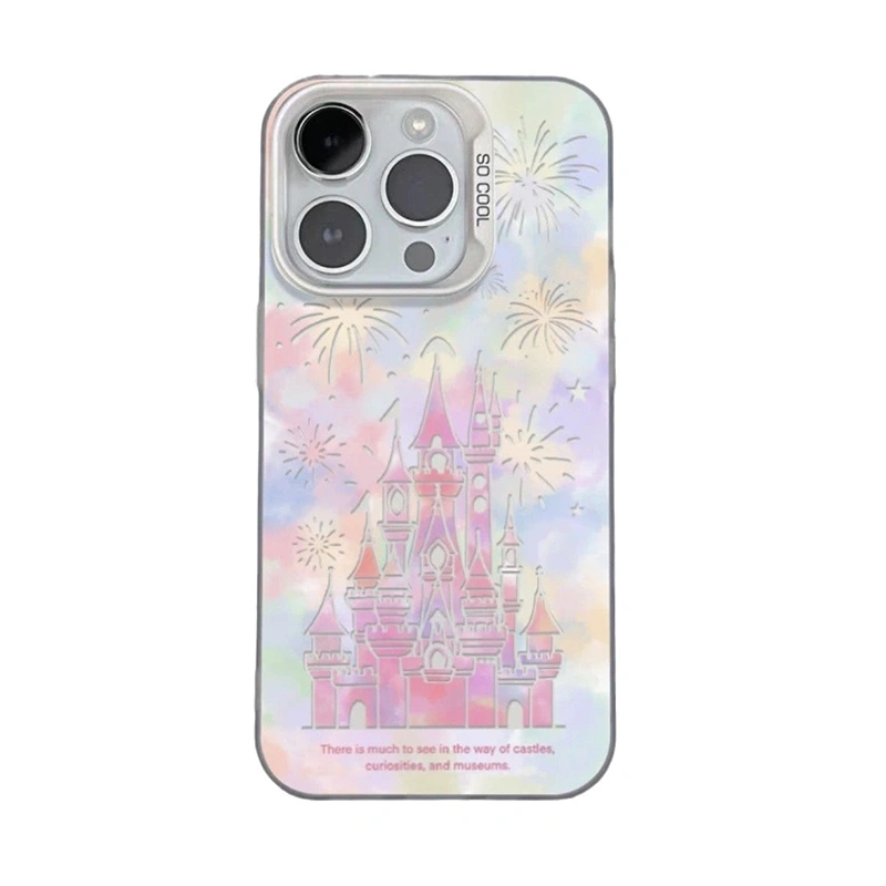 Fireworks Castle Print Phone Case TPU Phone Cover for iPhone 11