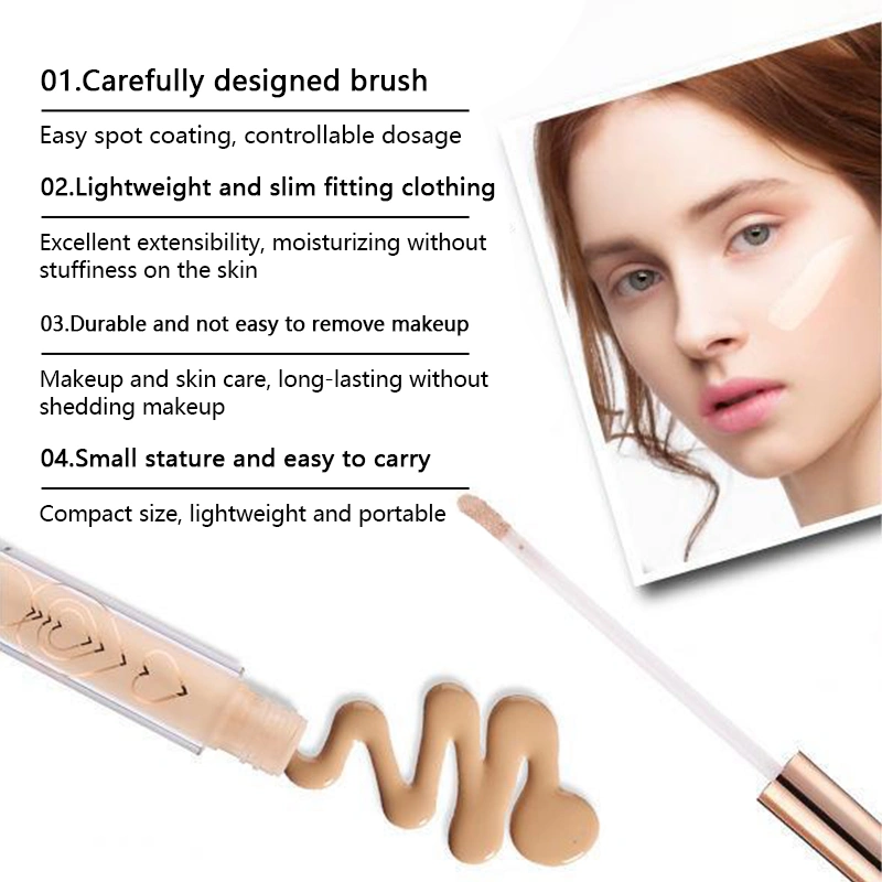 Liquid Concealer Full Coverage Hydrating Long-Lasting Tip Concealer