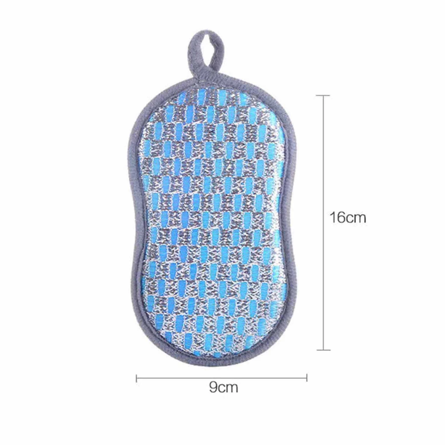 Scrub Sponge Double Sided Kitchen Cleaning Sponges Scrubber Sponge 
