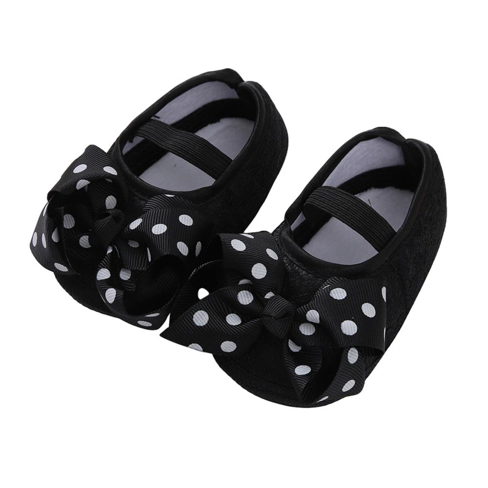 Baby Girls Princess Shoes, Soft Bow Dots Non-slip First Walker Shoes