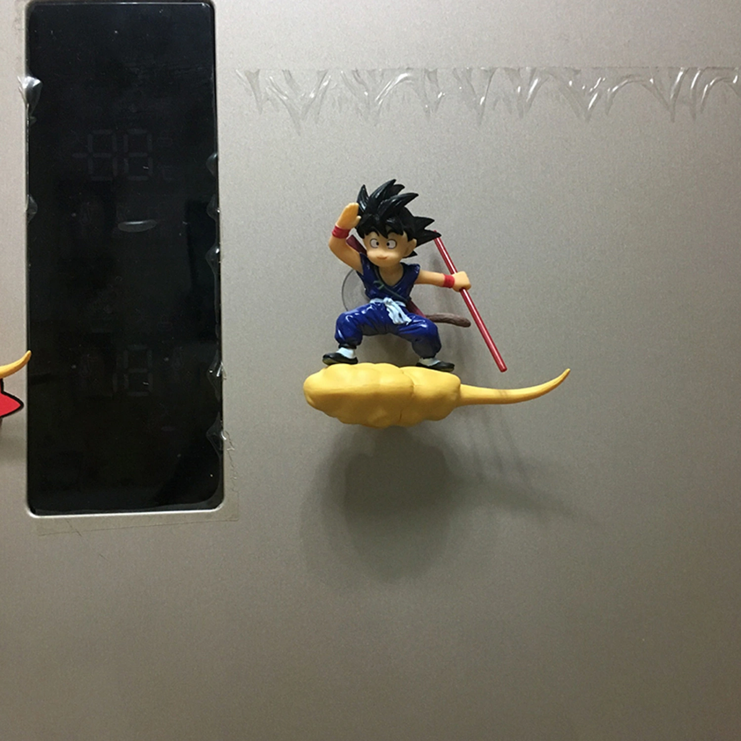 Cartoon Figure Decor Mini Cartoon Car Decoration with Suction Cup Toy