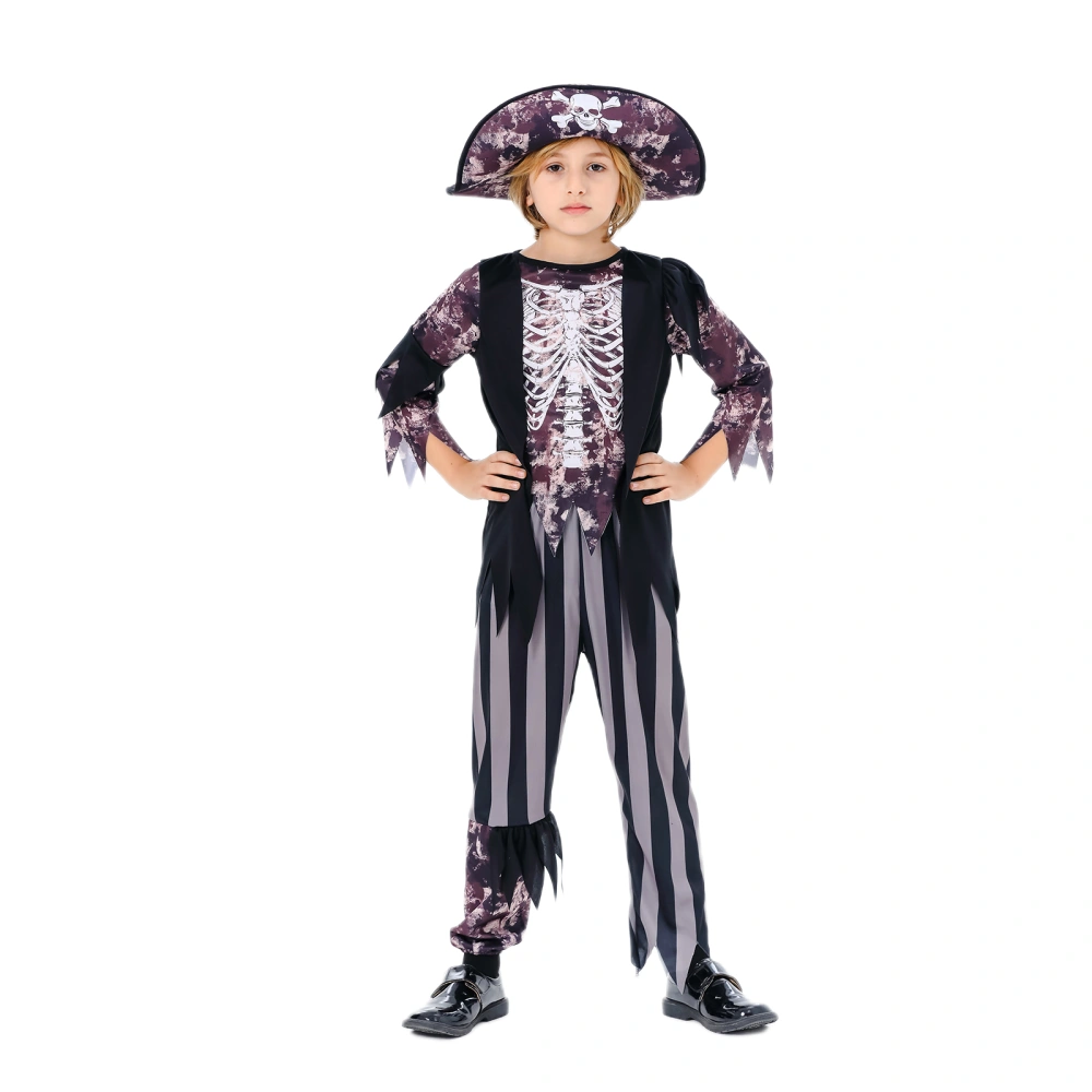 Kids Pirate Costume Boys Pirate Halloween Cosplay Costume Set