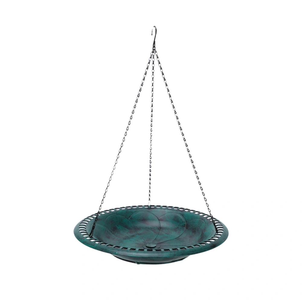 Bird Bath Wild Bird Feeder for Garden Yard Outside Hanging Decoration