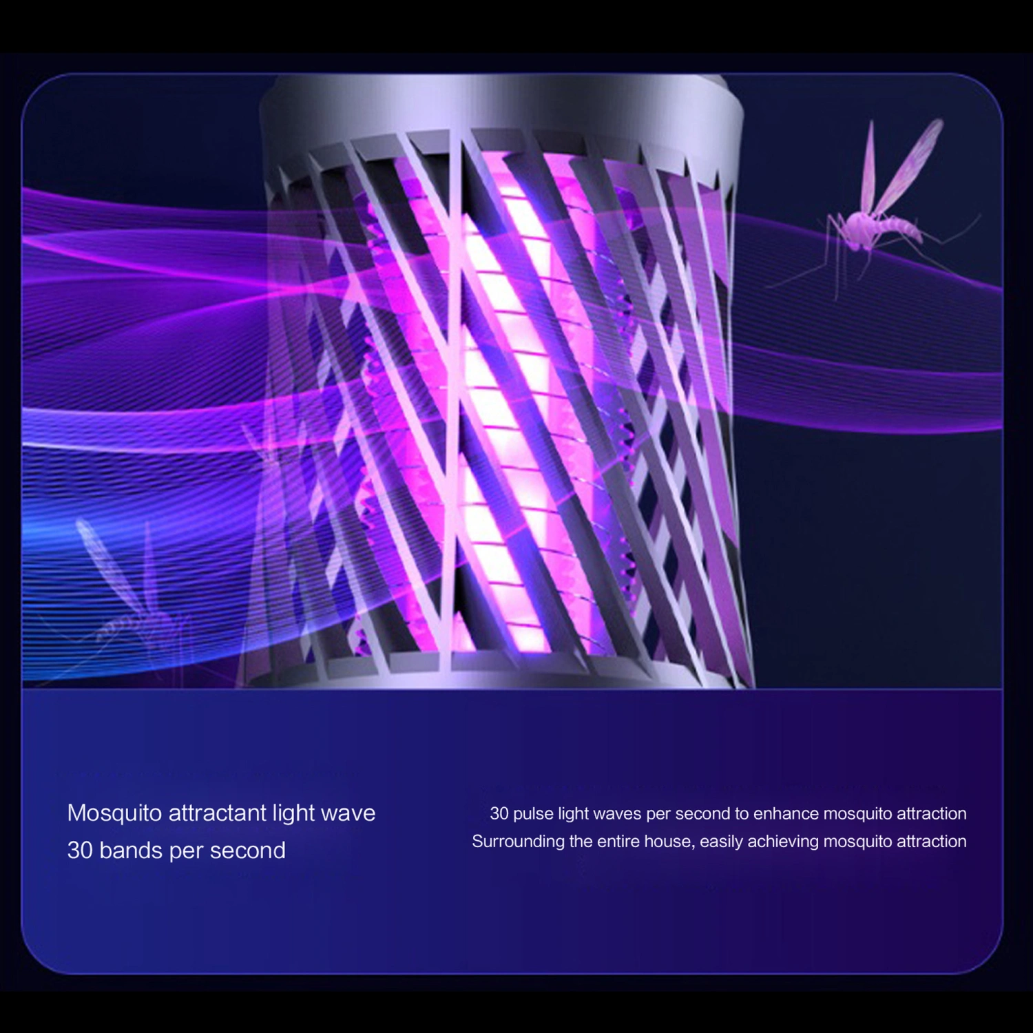 Electronic Mosquito Killer Light Low Noise UV Trap LED Light