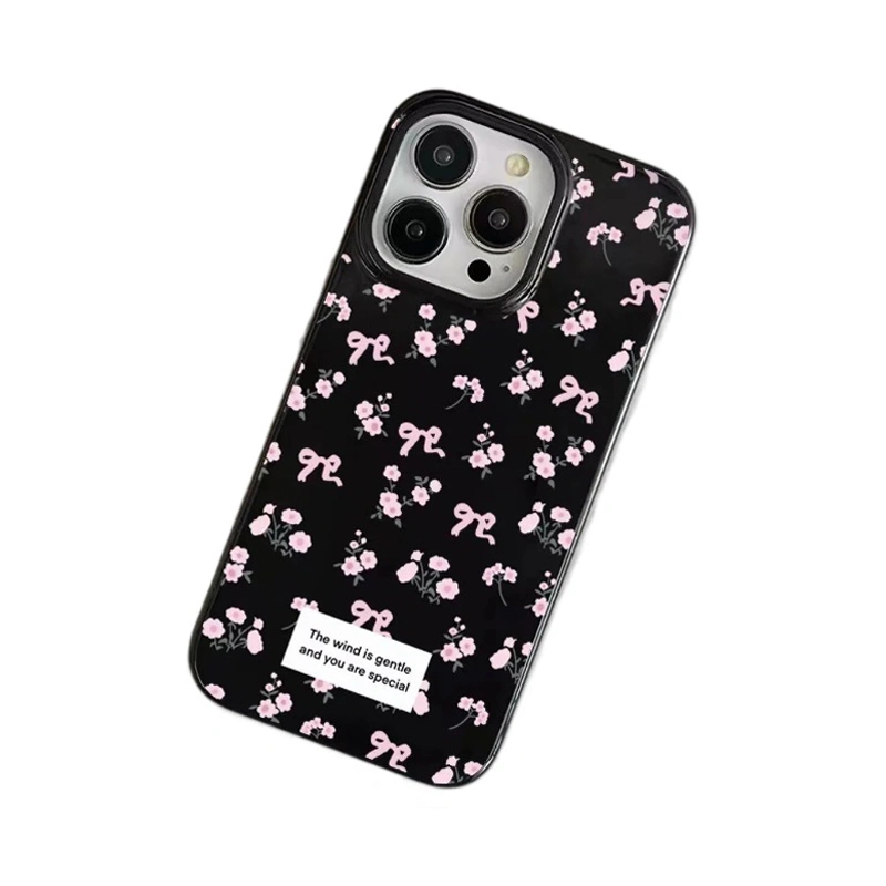 Phone Case Floral Print Protective Phone Cover for iPhone 11/iPhone 15