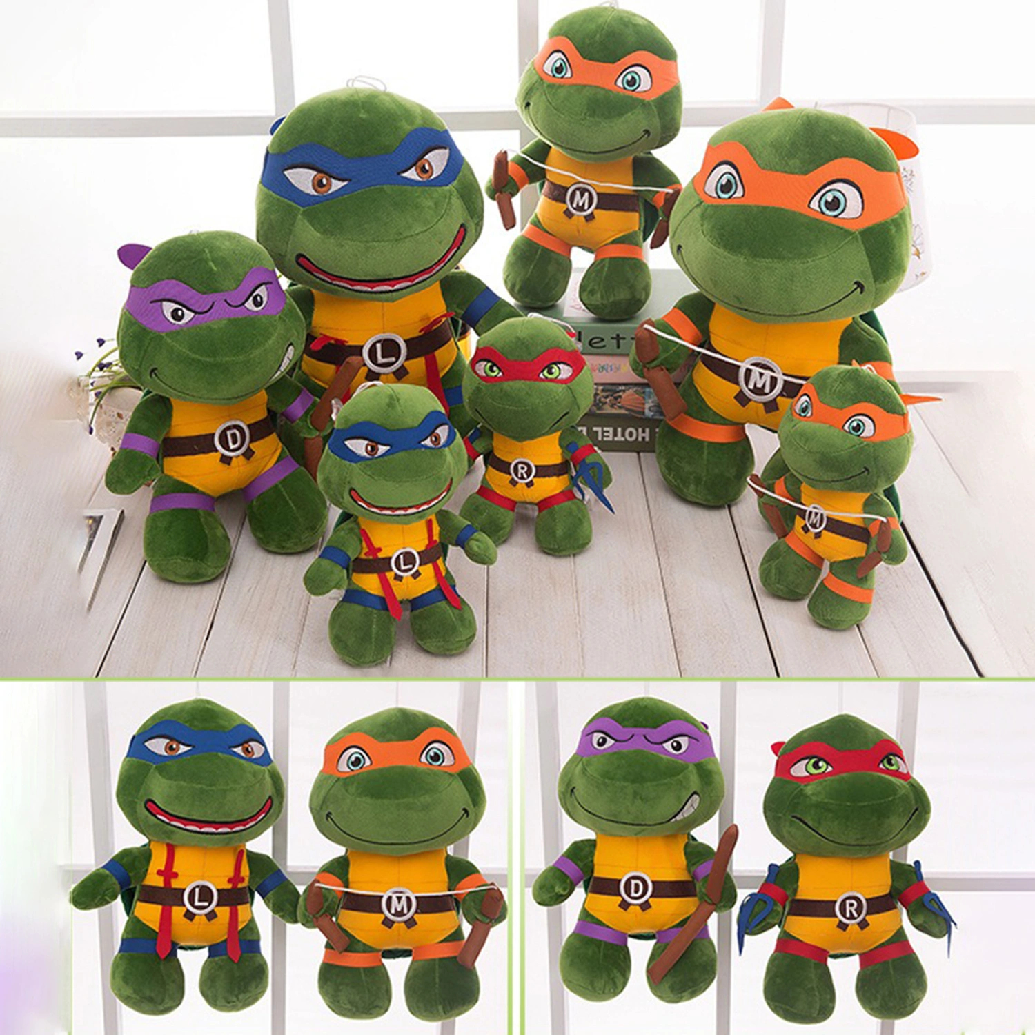 Adorable Tortoise Plush Toy Cute Animal Stuffed Dolls New Year Gift