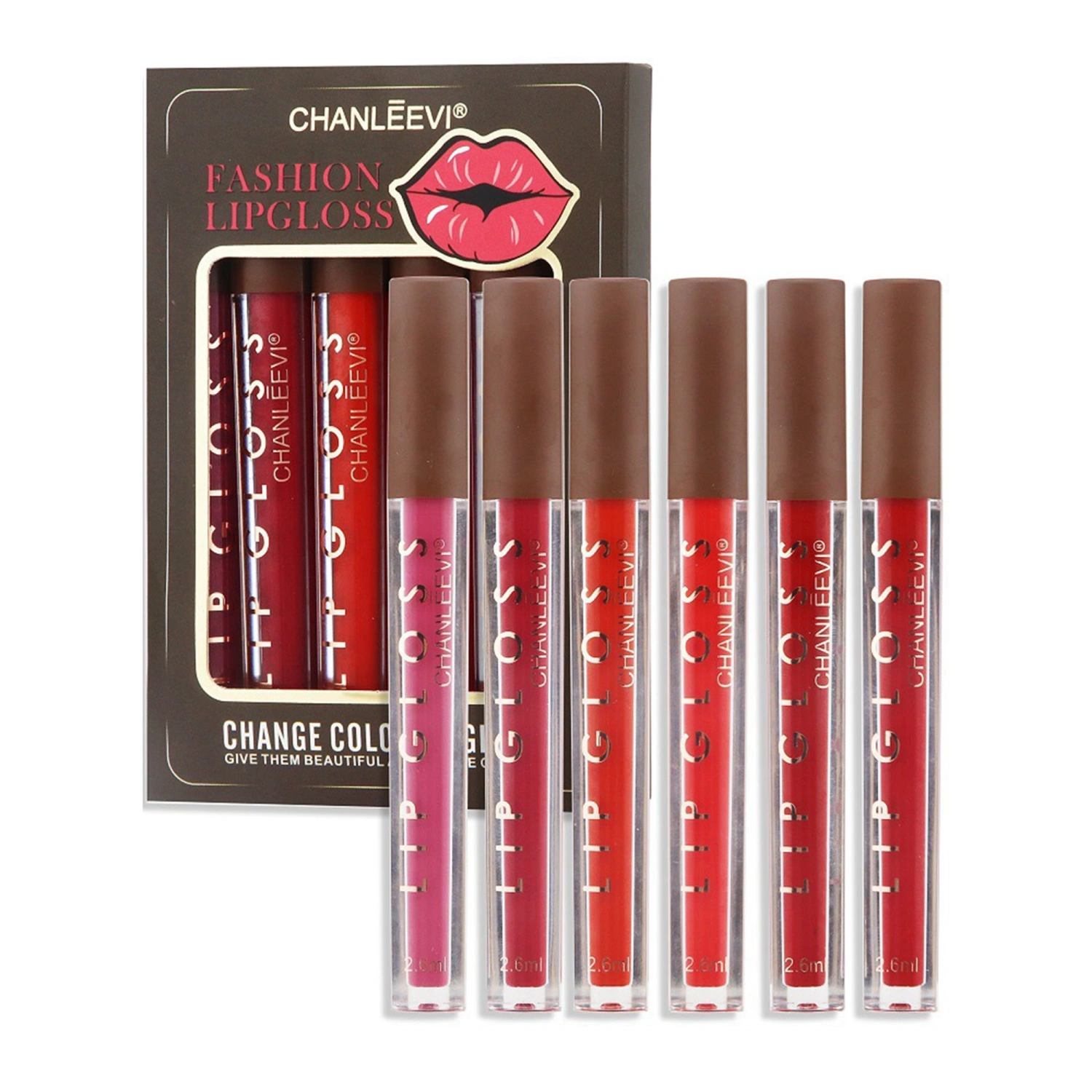 6Pcs Matte Lip Gloss Set Lipstick Long Lasting Matte Lip Stick