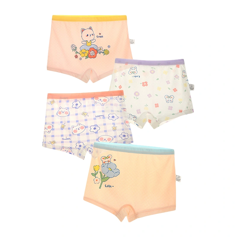 Little Girls Boxer Briefs Cute Cartoon Toddler Boyshort Panties