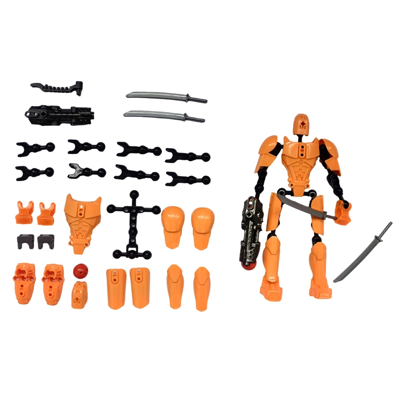 Action Figure Set Multi-Jointed Movable T13 Action Figure Weapons 