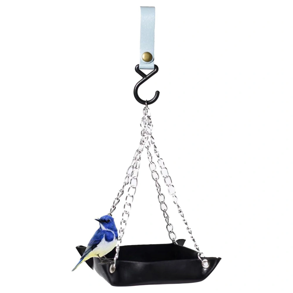 Hanging Bird Feeder Wild Bird Feeder Plate for Outdoor Garden Backyard