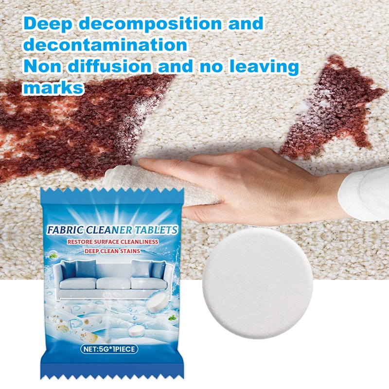 Fabric Cleaner, Stain Remove Scented Cleaning Tablet for Sofa Carpet