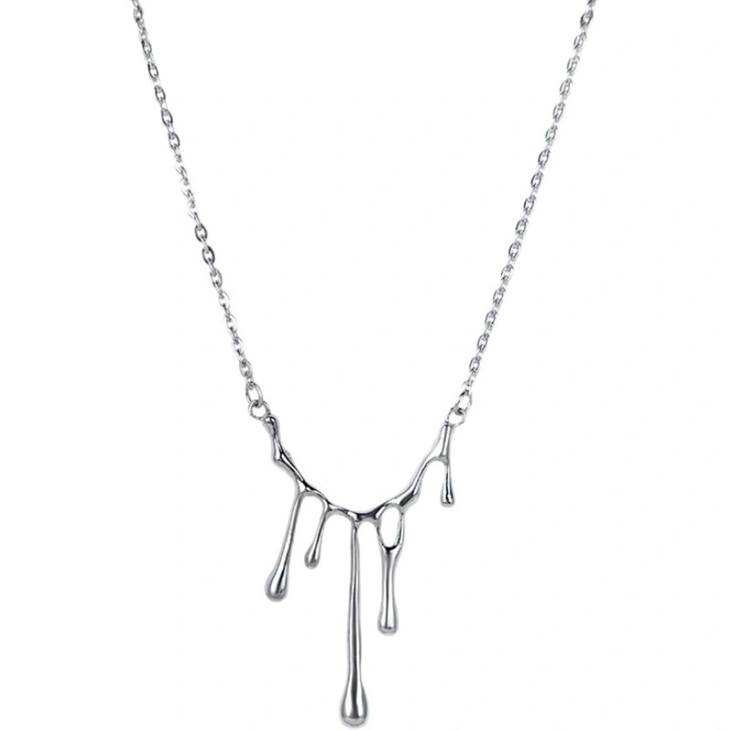 Women Lava Necklace Elegant Pendant Necklace Jewelry Birthday Gift