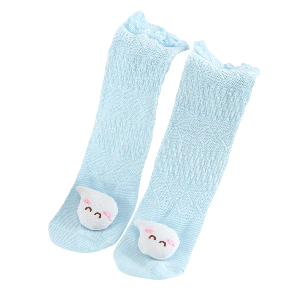 Baby Socks for Girls Cartoon Doll Mosquito Protection Mid-Calf Socks