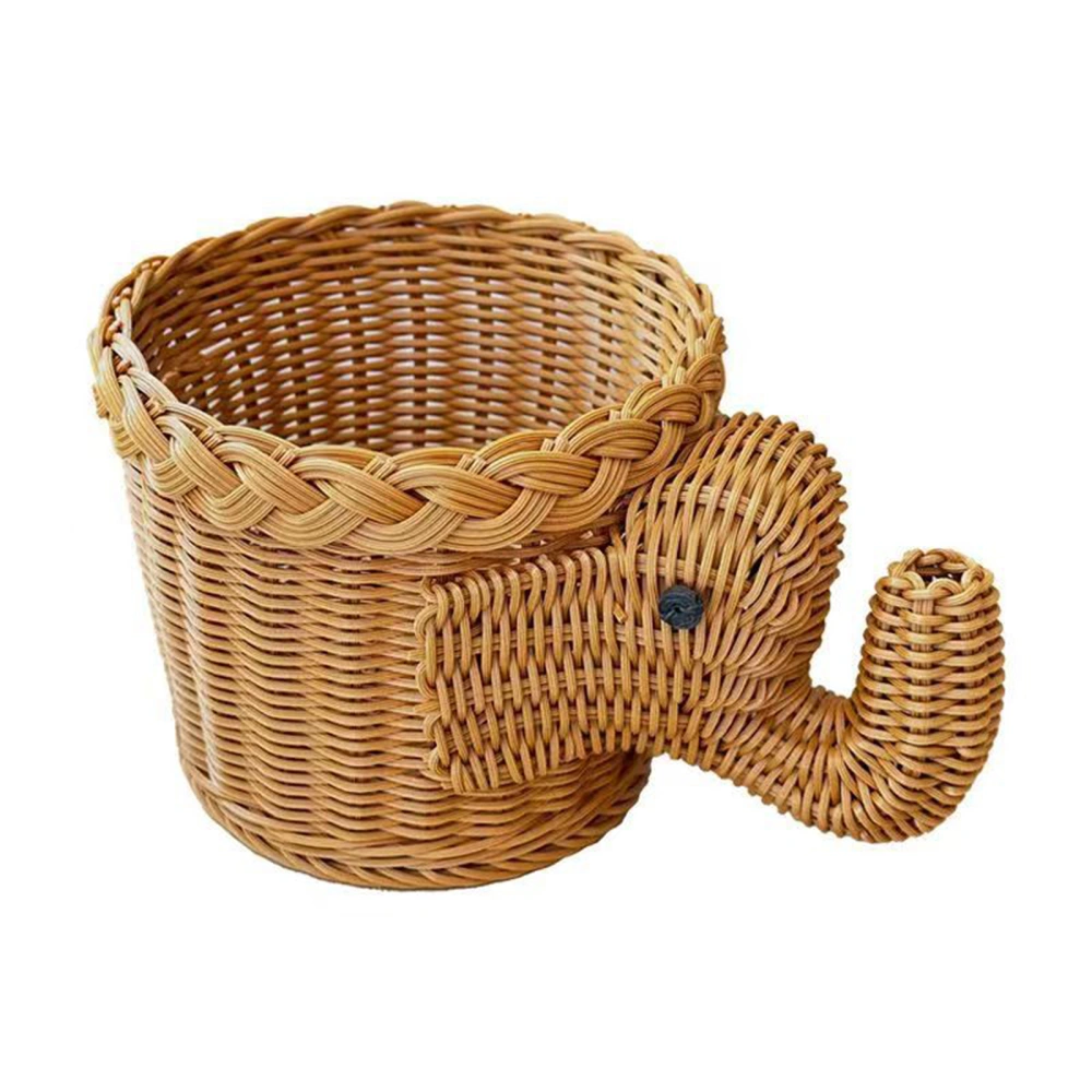 Fruits Bread Baskets Rattan Wicker Basket Elephant Handmade Basket