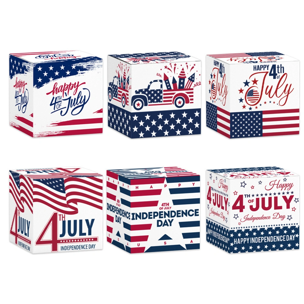 Patriotic Candy Boxes Cute 4th of July Treat Boxes Party Favors