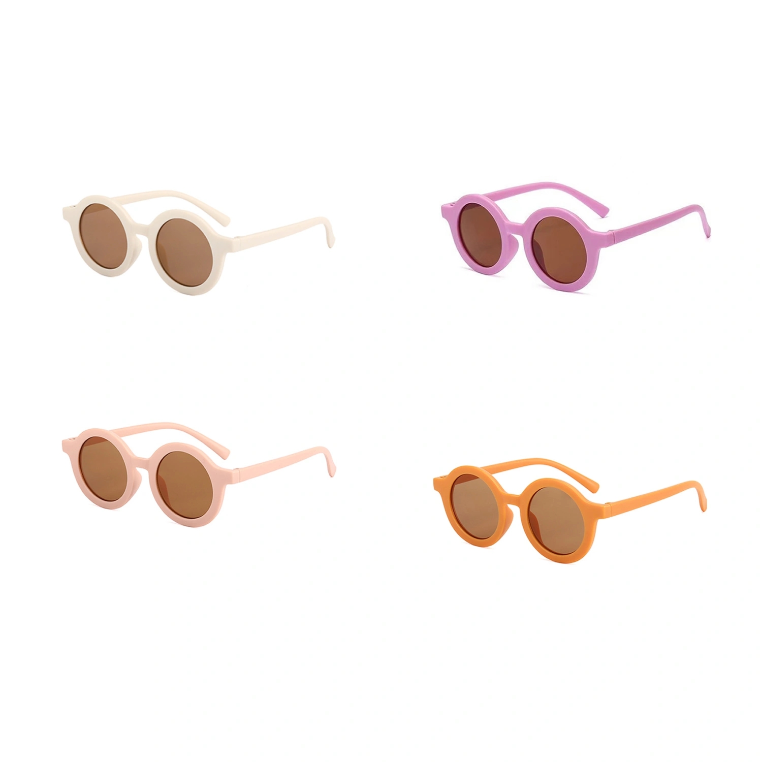 Toddler Boys Girls Round Sunglasses Retro Circle Sunglasses Outdoor