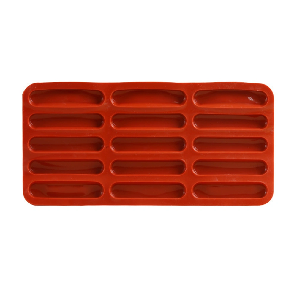 Finger Biscuit Silicone Mold 15 Cavities Non-Stick Baking Mold