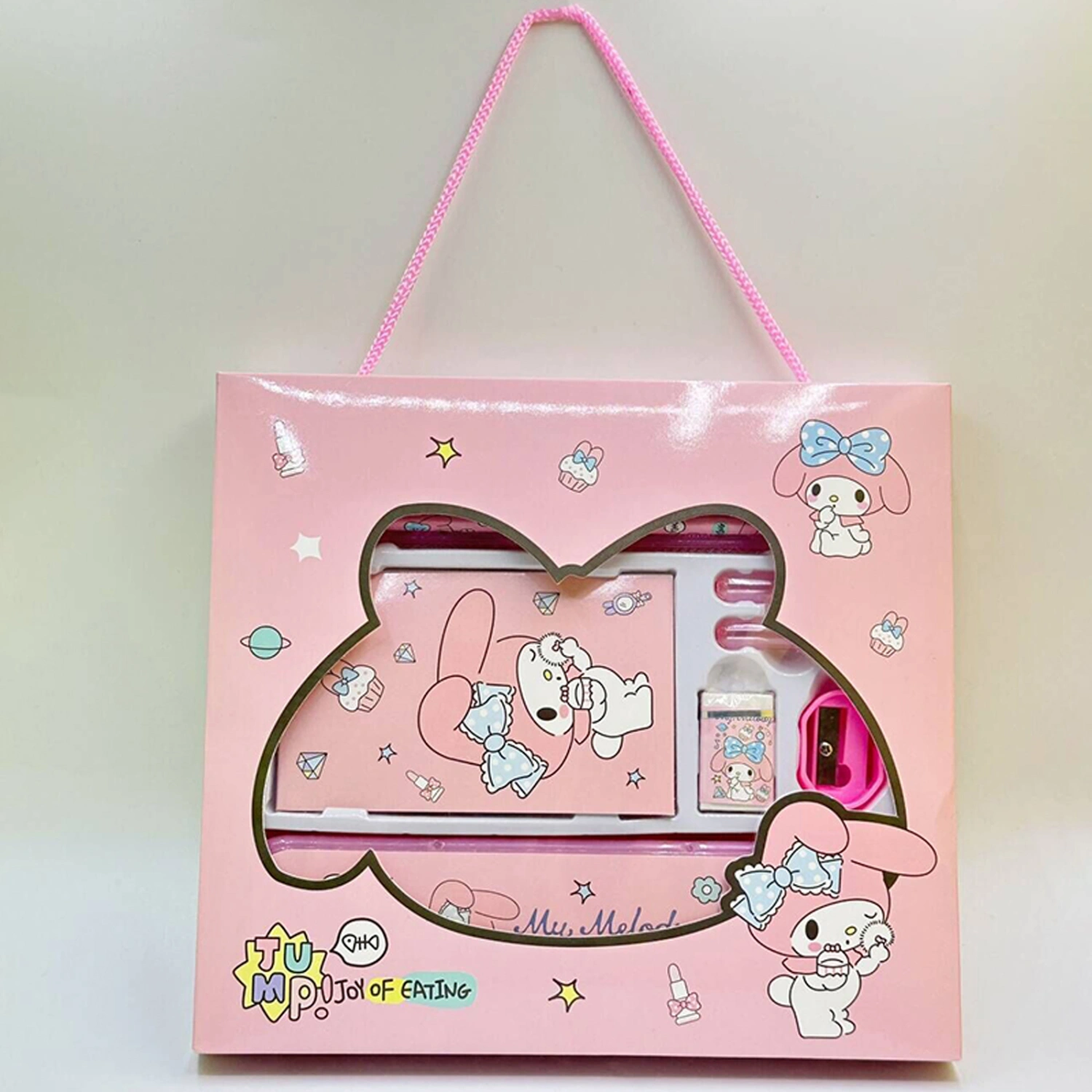 Stationery Kit for Girls Cartoon Print Back To School Supplies Kit