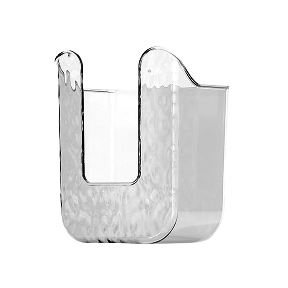 Clear Tissue Box Holder Wall Mount Facial Tissue Box Wipe Dispenser