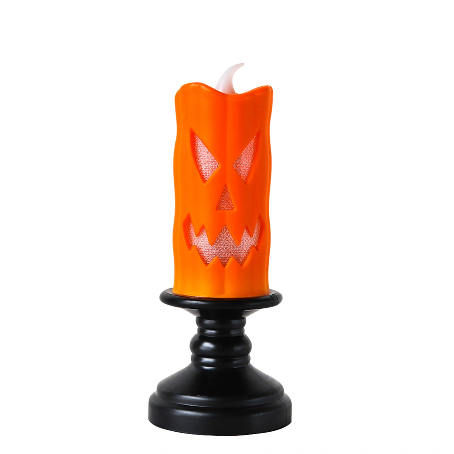 Halloween LED Candle Lamp Scary Pumpkin Candle Light Decoration