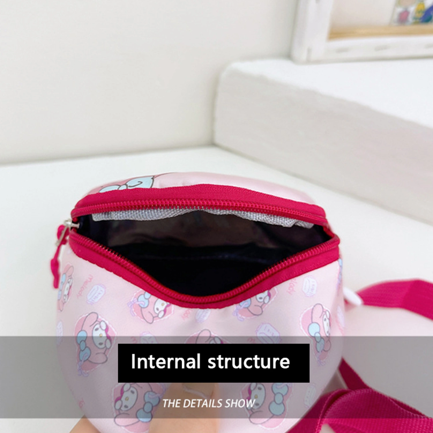 Kids Chest Bag Cartoon Print Crossbody Shoulder Bag Fanny Pack