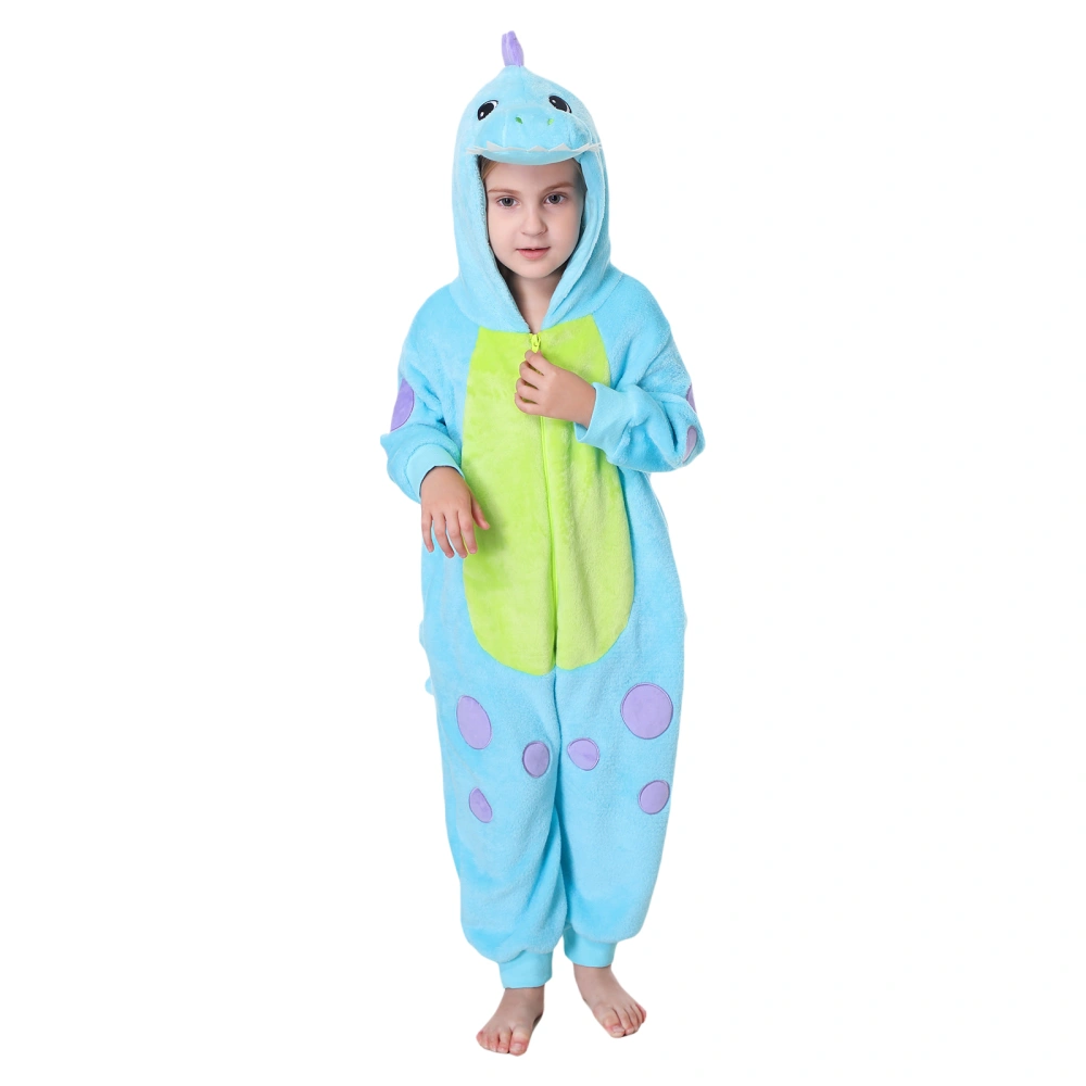 Kids Jumpsuit, Long Sleeve Hooded Dinosaur Cosplay Romper Loungewear