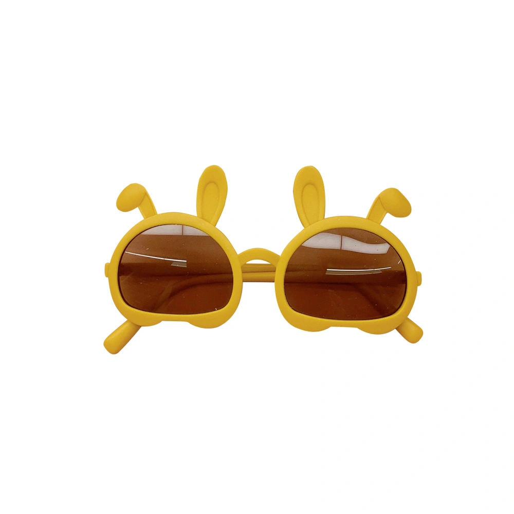 Kids Girls Boy Sunglasses Cute Sun Protection Glasses with Bunny Ears 