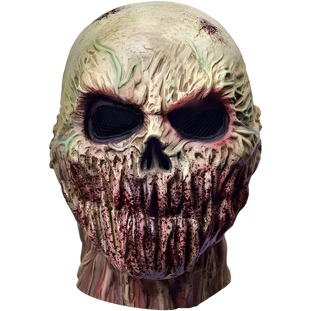 Halloween Rigid Zombie Facewear Full Face Cosplay Costume Face Props