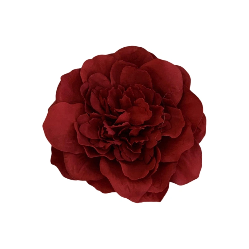 Women Girls Peony Hair Clip Gradient Color Vacation Hair Pins