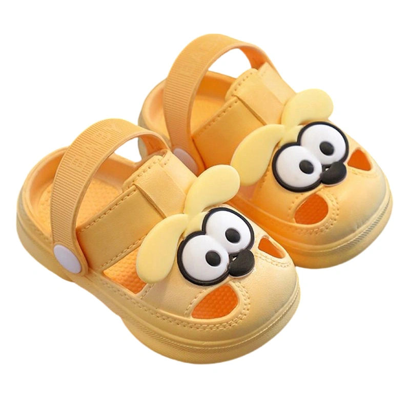 Kids Garden Clogs Cute Cartoon Animal Non-slip Slip on Water Shoes 