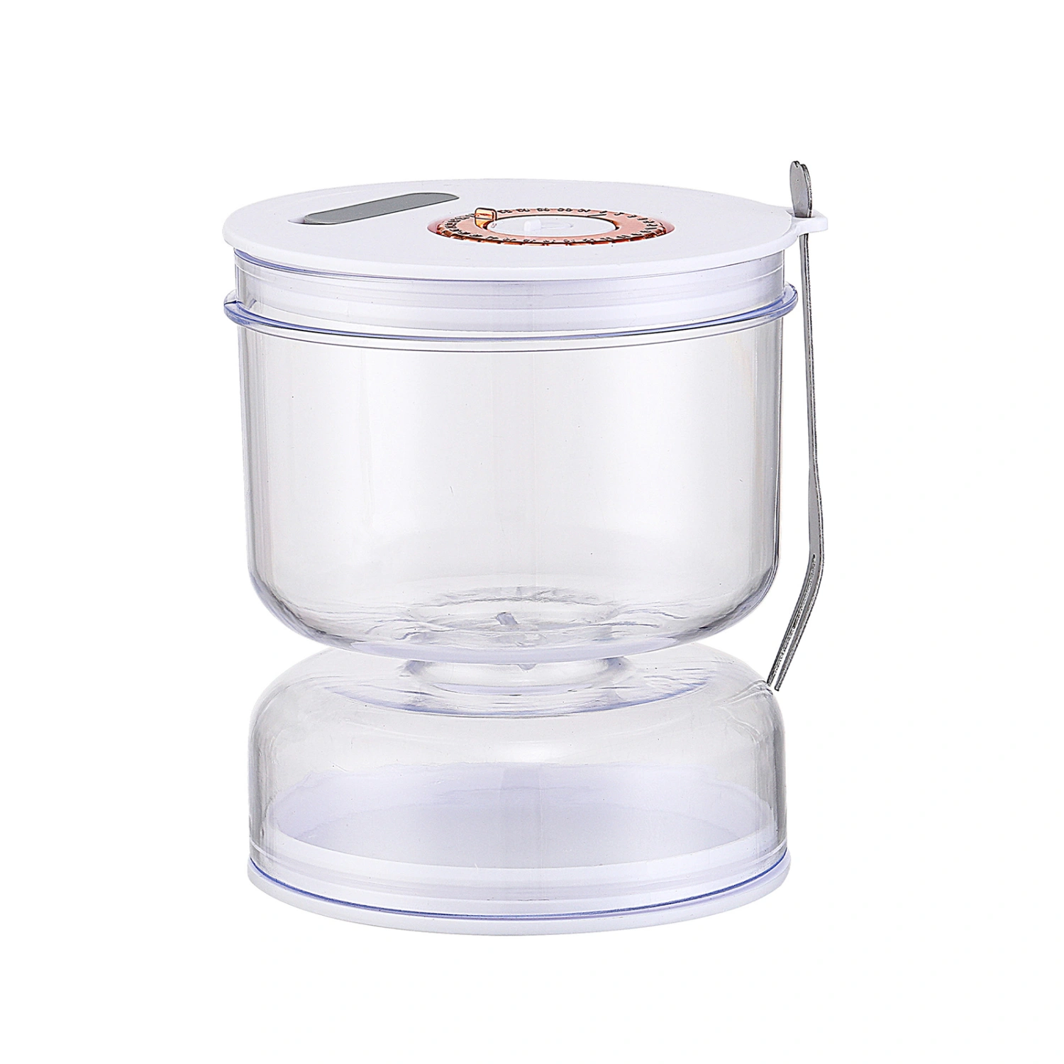 Pickle Jar with Strainer Flip Fermentation Crock with Exhaust Hole
