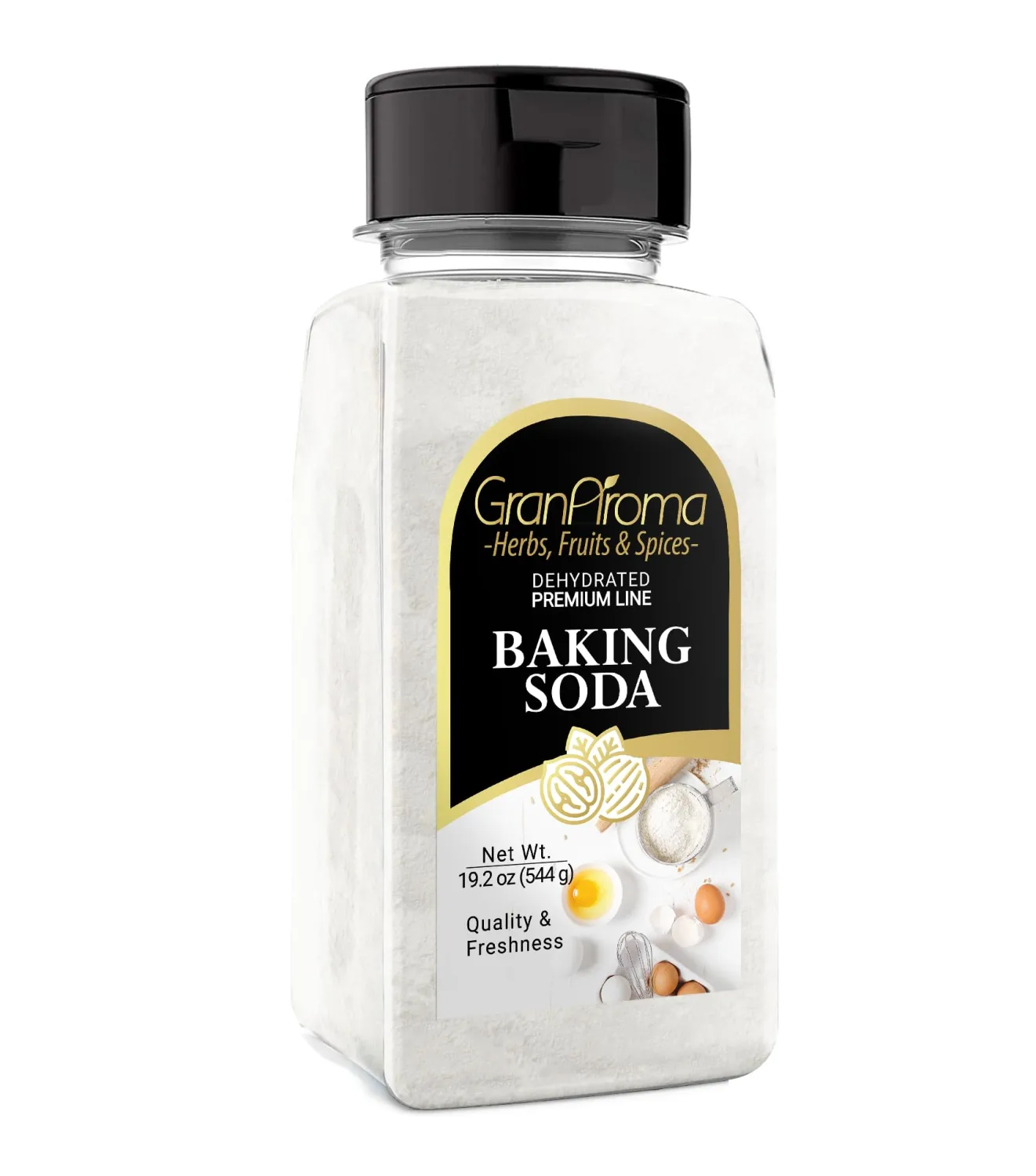 GranAroma Baking Soda, 19.2 oz, Sodium Bicarbonate, Baking & Cleaning