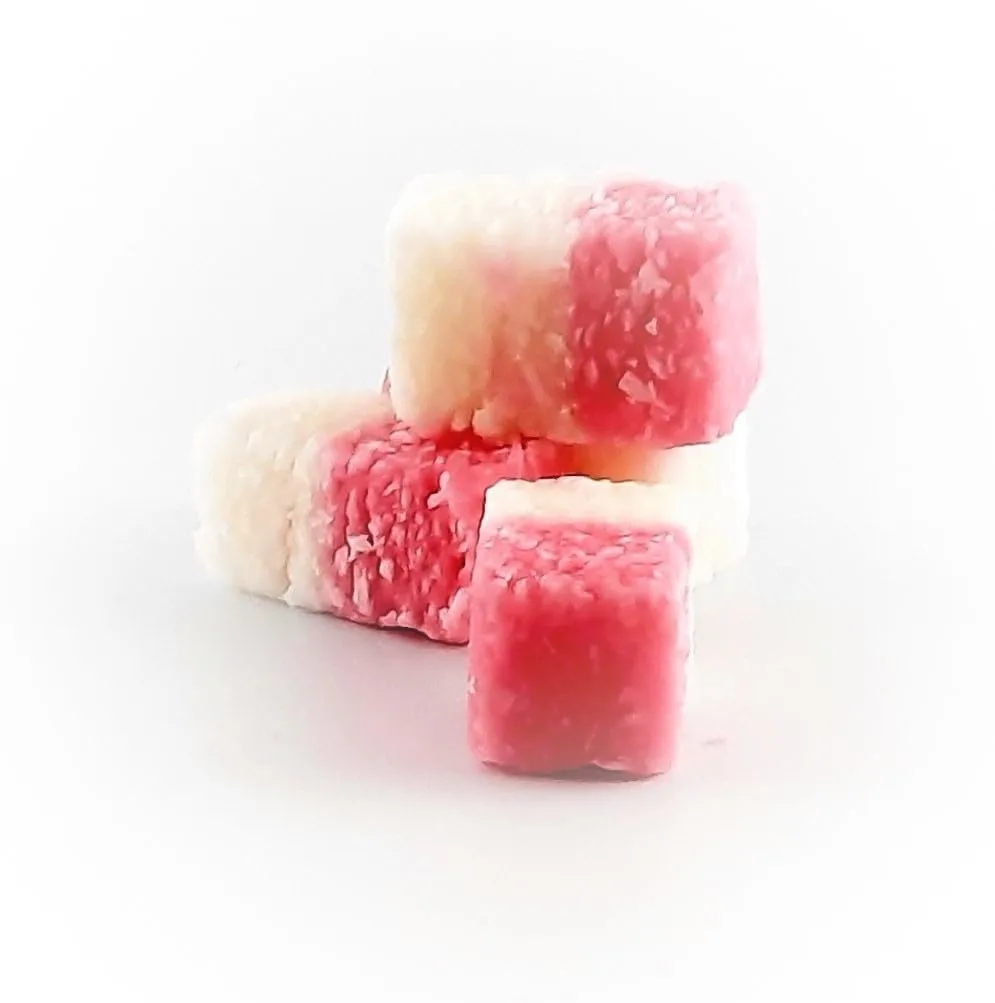 Charles Butler Coconut Ice Candy | Old Fashioned British Sweets | from England | Natural & Gluten Free | Handmade Chewy Candy | Traditional Gourmet Food Gift Box | 3.53 Oz (100g)