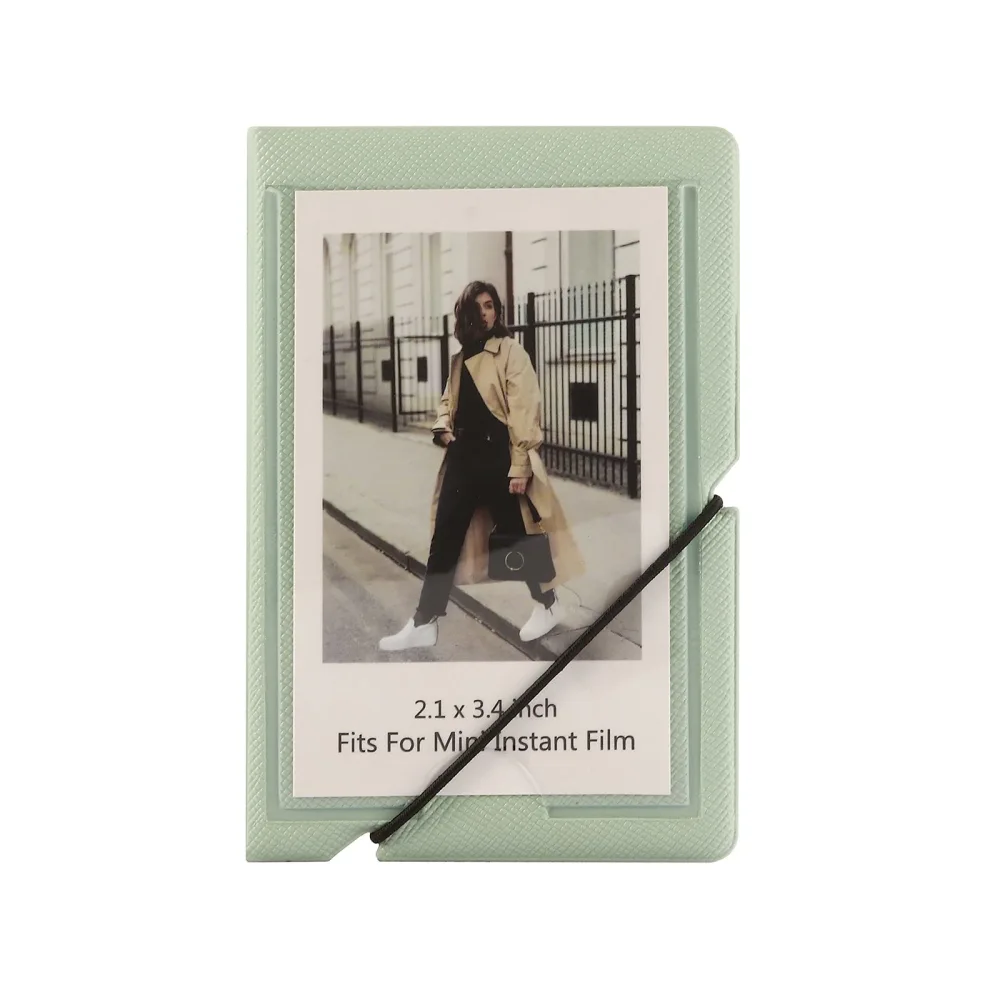 Mini Instant Film Photo Album Holds 28 Photos Fits For Fujufilm instax Mini 11 9 8 8+ 70 7S 90 25,Polaroid Snap PIC-300,Kodak Mini 3 inch Film,Lomography (Mint Green)