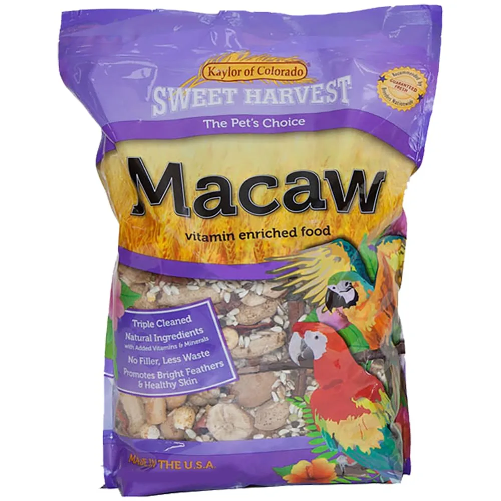 Macaw Bird Food, 4 lbs Bag - Seed Mix for Macaw Parrots