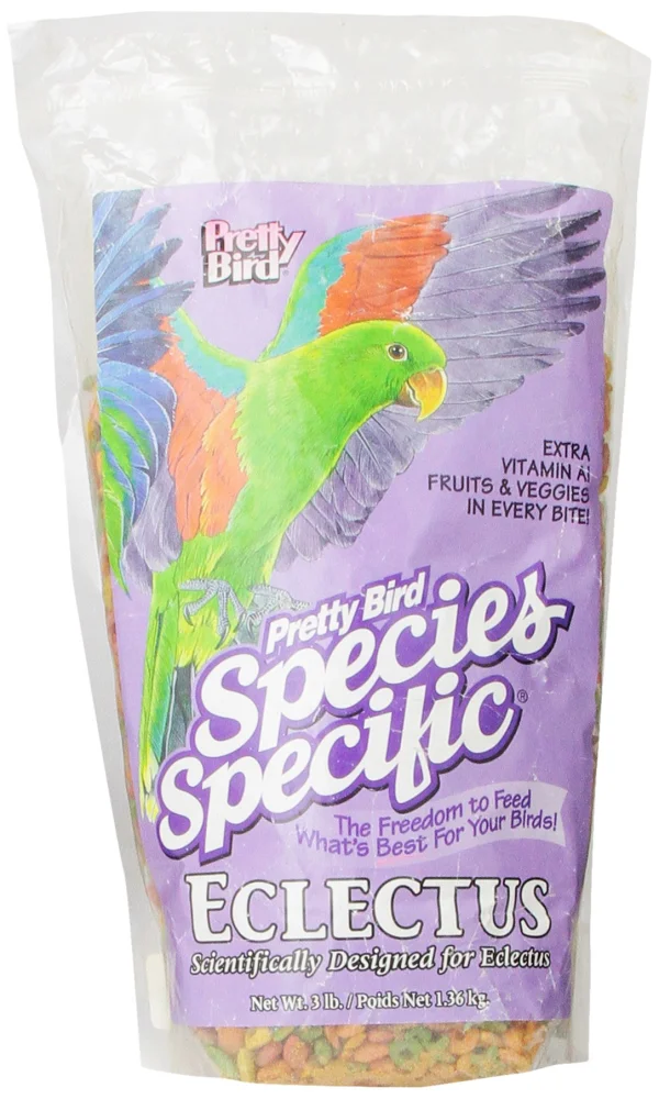 Pretty Bird International Bpb73318 Species Specific Special Eclectus Bird Food, 3-Pound