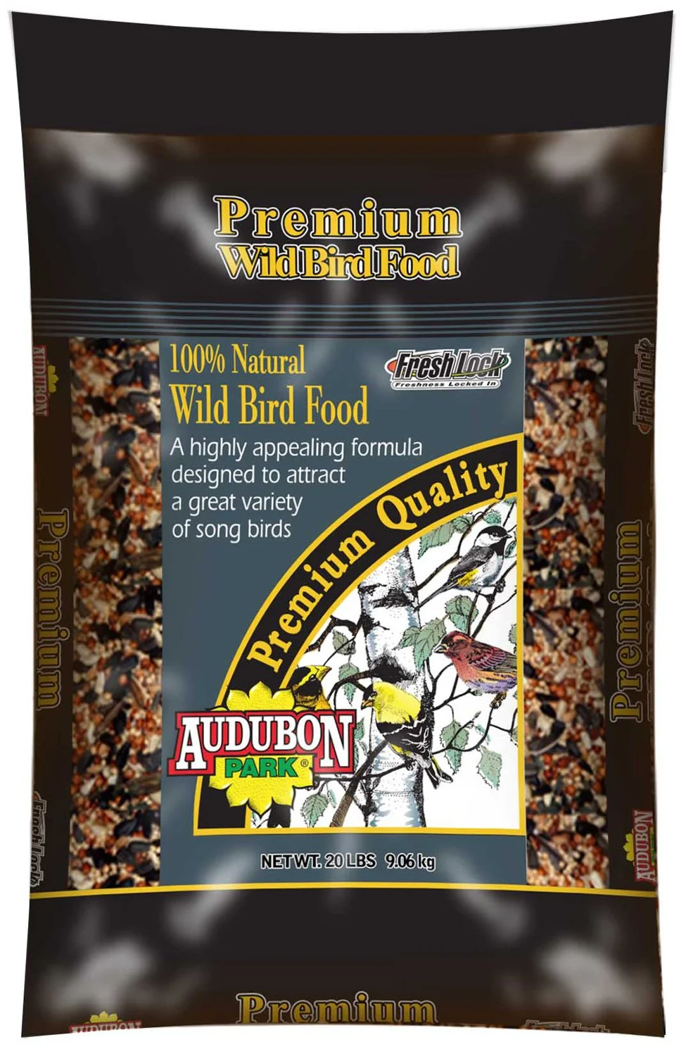 Audubon Park 13245 Premium Blend Wild Bird Food, 20-Pound