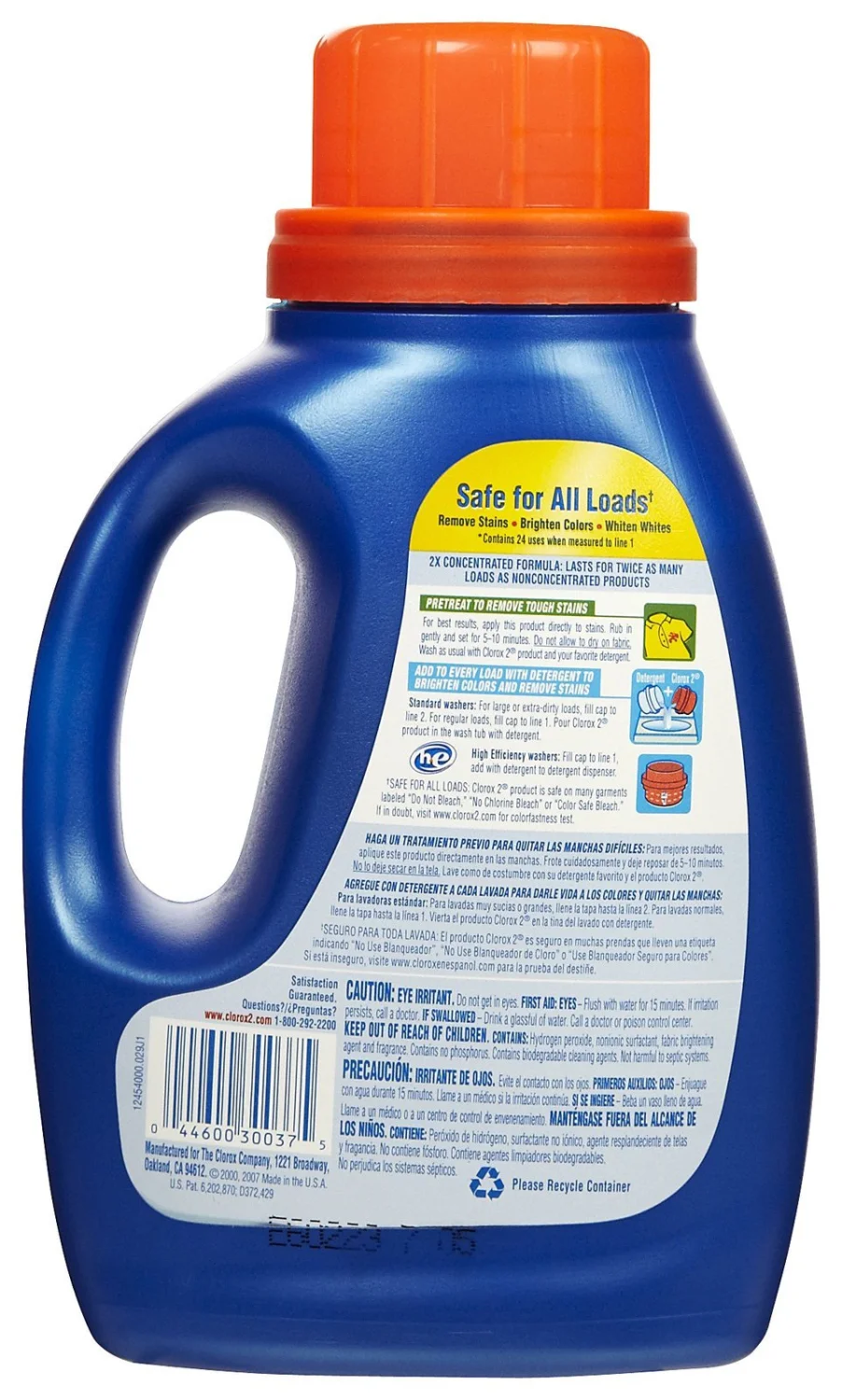 Clorox 2 for Colors 3-in-1 Laundry Additive, Original Scent, 33 Fluid Ounces (Package May Vary)
