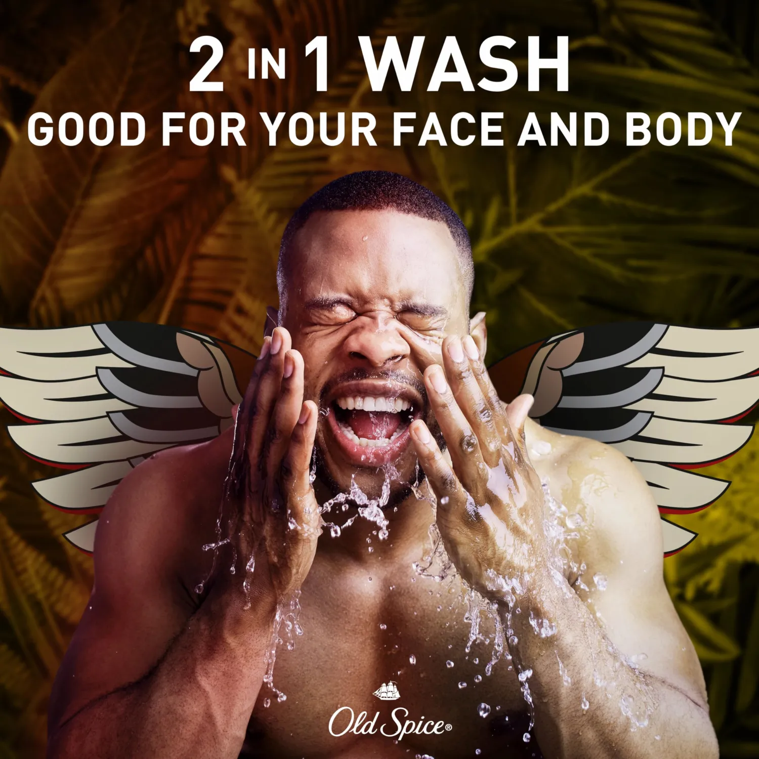 Old Spice Cleansing Body Wash for Men, 3X Defense, 24/7 Shower Fresh with Lasting Scent, 2-in-1 Body & Face Wash, Eaglefangs Scent, 24 oz (Pack of 4)