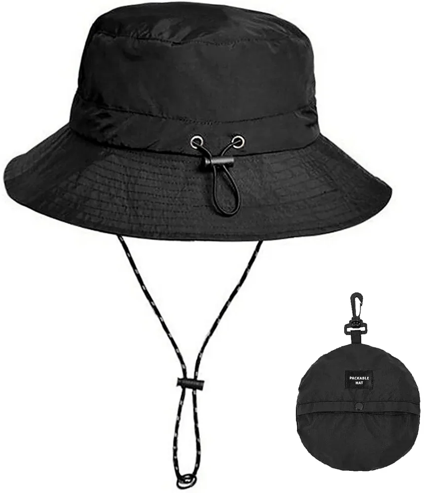 XYIYI Men Sun Hat Wide Brim Bucket Hat Women Fishing Hats Boonie Hat