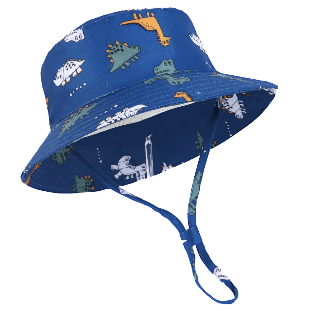 Baby Boy Sun Hat Baby Hats UPF 50+ Toddler Sun Hat Infant Sun Hats Kids Beach Summer Adjustable Bucket Hat